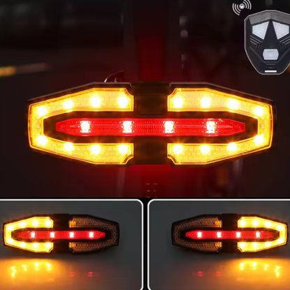 💡Luz Trasera LED para Bicicleta con Intermitentes – Máxima Seguridad Nocturna 🔒