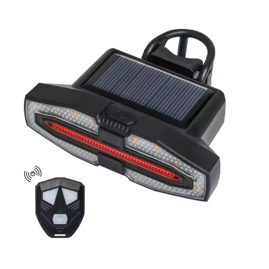 💡Luz Trasera LED para Bicicleta con Intermitentes – Máxima Seguridad Nocturna 🔒